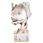 Resin Lion Head with Baby on Base Statue Showpiece Vastu Home Decor, Height : 9 inch