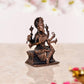 Copper Goddess Varahi Idol Figurine Eight Armed Sculpture Showpiece Home Temple Office Golden Height 3 Inch