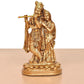 Resin Radha Krishna Idol (Height 8 Inch) (Golden)