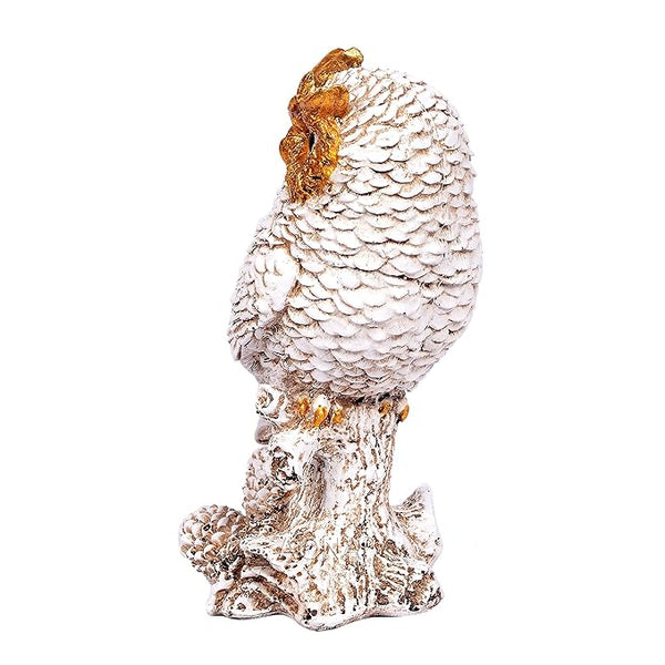 Polyresin Owl for Home Decor (Height 8.5 Inch) Study Setting