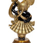 Brass Shreenathji Statue of Shrinathji murti for Home Decor Mandir Pooja Showpiece (Height 12.5 Inch)