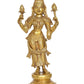 Brass Standing Lakshmi Goddess Laxmi for Home Pooja Home and Office Decor (Height: 17 Inch)