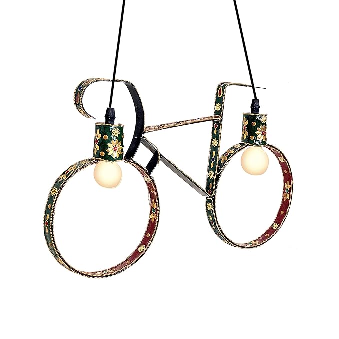 Iron Wall Lights cycle shape (Height: 16.5 inches )