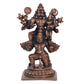 Copper Laxmi Narasimha Swamy on Garuda Laxmi Narashimar Statue for Home, Mandir Pooja Decor Idol (Height: 5 Inch)