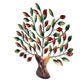 Metal Tree Wall Hanging Decorative Showpiece Wall Decor Home Decor Handicraft Designed Multicolour Height 16 Inches