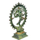 Brass Lord Nataraja Shiva Idol Sculpture for Home Office Temple Gift Multicolour Height 14 Inches