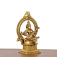 Brass Maa Saraswati Statue Handcrafted Hindu Goddess Saraswati Idol for Home Decor and Pooja Statue (Height 6 Inch)