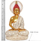 Resin Lord Buddha Idol Sculpture for Home Decor Decorative Showpiece (Height 11 Inch)