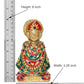 Brass Baba Khatu Shyam ji Idol Statue Showpiece for Home Decor and Pooja Decoration (Height: 6 Inch)