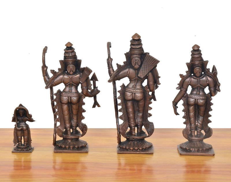 Copper Ram Darbar Idol (Height: 7 inch)