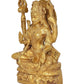 Brass Shiva and Parvati Ardhanrishvara Murti Religious Statue for Home Temple Decor (Height :10 inch)