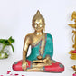 Bhumisparasha Mudra Brass Buddha Idol Statue Murti for Home Decor (Height 14 inch)