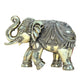 Bronze Elephant Figurine - Decorative Statue for Home Decor, Feng Shui, and Good Luck (Height 5 Inch)