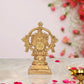 Brass Sudarshana Vishnu Statue with Yoga Narasimha on Reverse for Home Decor Office Mandir Pooja Showpiece (Height 5 Inch)