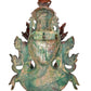 Brass Goddess Tara Wall Hanging Mask (Tibetan Buddhist Deity) Decor for Spiritual Ambiance in Home or Office (Height : 16 inch)