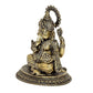 Fine Brass Lord Ganesha Ganpati Idol Vinayak Religious Statue Murti (Height: 4.5 Inch)