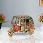 Brass Auto Rickshaw Tuk-Tuk Indian Vehicle Showpiece for Home and Office Decor Decorative Sculpture Figure (Height: 4 Inch)