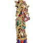 Brass Lord Krishna Idol Statue Krishna Sculpture Decorative Showpiece for Home Office Decor Multicolour | Height 15 Inches