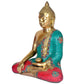 Bhumisparasha Mudra Brass Buddha Idol Statue Murti, Height 15 inch