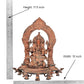 Brass Ganesh in Abhaya Mudra Seated Sculpture (Height 11.5 Inch)