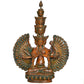 Brass Buddhist Idol Eleven-Headed or Thousand-Armed Avalokiteshvara for Home Decor and Office (Height: 12 Inch)