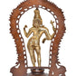 Brass Shiva and Parvati Ardhanrishvara Murti Religious Statue for Home Temple Decor (Height : 18 inch)