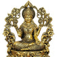 Bronze Lakshmi Laxmi Statue Idol Murti for Home Temple Office Mandir, (Height: 4 Inch)