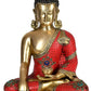 Decorative Lord Buddha Idol Meditating Pose - (Brass, Height 16")