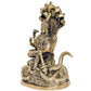 Brass Lord Vishnu Statue on Sheshanaga Idol Statue for The Puja Temple at Home in Brass - (Height 8 Inch)