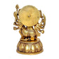 BRASS, Big Exclusive Panchmukhi Five Face Hanuman Brass Statue Hand Work Big Hindu God Lord Idol Figure Height : 12.5 Inch