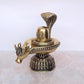 Brass Shiva Ling Murti Shivling with Nandi Maharaj Figurine Bronze Sculpture Deity Lord Shiva Statue Hindu Puja Vastu Gifts Home Decor Height: 5 inch