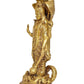 Brass Vishnu Standing Idol with Sheshanaag Vishnu Statue,for Home Decor and Pooja Mandir Temple (Height 17 Inch)