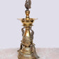 Fine Brass Oil Lamp Peacock Diya Stand for Home Decoration Diwali Pooja, Height: 11.5 Inch