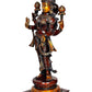 Lakshmi Idol in Standing Position Maha Lakshmi Brass Idol Laxmi MATA Brass Idol for Prosperity Golden Height 18 Inches