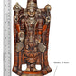 Brass Lord Tirupati Bala Ji Idol Statue Home Temple Office Figurine Showpiece Multicolour (Height 12 Inch)