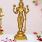 Brass Vishnu Four Armed Standing Vishnu Statue,for Home Decor Pooja Mandir (Height 20.5 Inch)