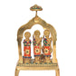 Brass Ram Darbar Brass Statue Idol Ram Darbar, for Home Decor Mandir Pooja (Height : 9 Inch)