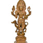 Brass Lord Shree Kal Bhairav Idol Pooja Shri Kaal Batuk Bhairava Puja Home Decor Bhirav Statues Idols (Height 11.5 Inch)