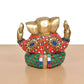 Brass Ganesha Sculpture – Spiritual Showpiece (Height 6 Inch)