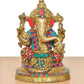 Brass Lord Ganesha Idol (Height 11 Inch)