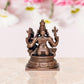 Copper God Lakshmi Narasimhar Pooja Mandir Home Decor (Height 4 Inch)