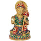 Brass Hanuman JI Sitting Statue Idol Sculpture Statue for Home Decor Pooja Mandir (Height: 9 Inch)