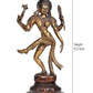 Brass Lord Ardhnareshwar Idol Standing Ardhnareshwar Figurine Sculpture for Home Office Temple Gift Item Showpiece Multicolour Height 12.5 Inches