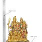 Brass Shiv Parivar Idol (Height 12 Inch)
