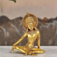 Sitting God Indra Dev Brass Statue Height : 7.5 inches