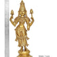 Brass Standing Lakshmi Goddess Laxmi for Home Pooja Home and Office Decor (Height: 17 Inch)