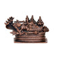 Copper Sheshashayi Vishnu with Lakshmi ji and Bhudevi for Home Decor Mandir Pooja - Copper Statue (Height 2.5 Inch)