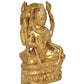 Brass Shiva and Parvati Ardhanrishvara Murti Religious Statue for Home Temple Decor (Height :10 inch)