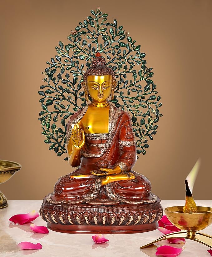 Buddha Tree Decorative Showpiece Buddha Tree Home Decor Office Table Item Height 20 Inch