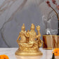 Brass Shiv Parivar Shiva Family Idol Family for Home Decor Mandir Pooja Showpiece Statue (Height 5 Inch)